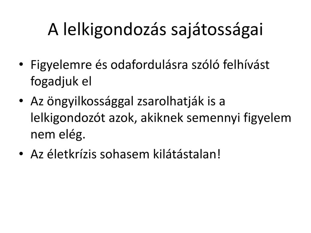 Az ifjúság lelkigondozása ppt letölteni